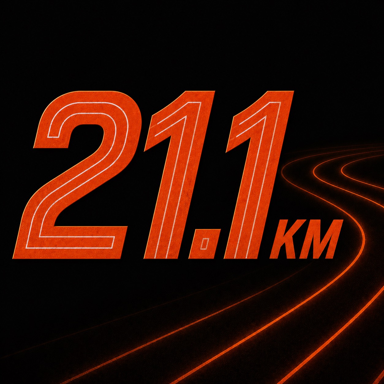 Медаль дистанции 21.1 КМ